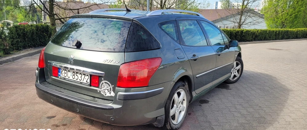 Peugeot 407 cena 7900 przebieg: 229000, rok produkcji 2007 z Kraków małe 191